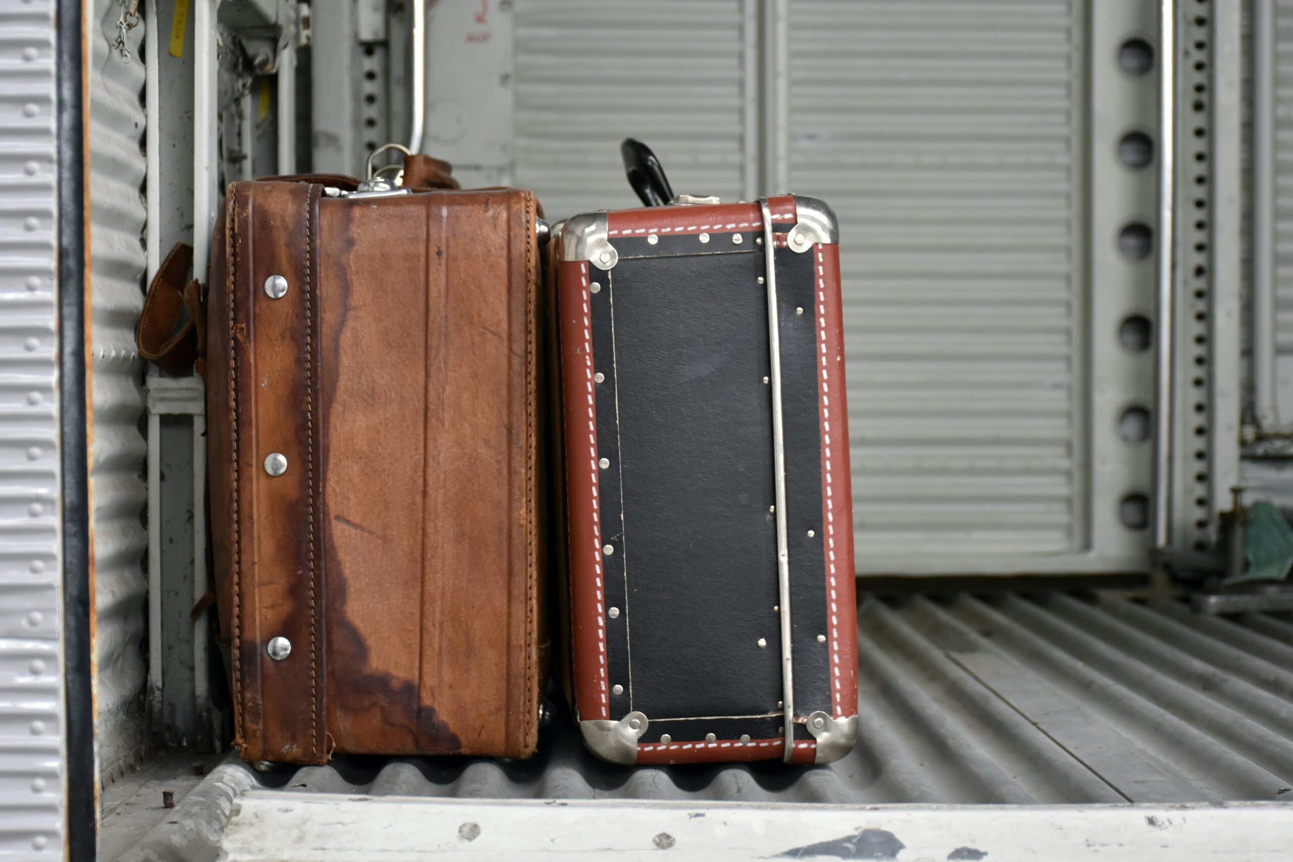 Packed suitcase ready for travel