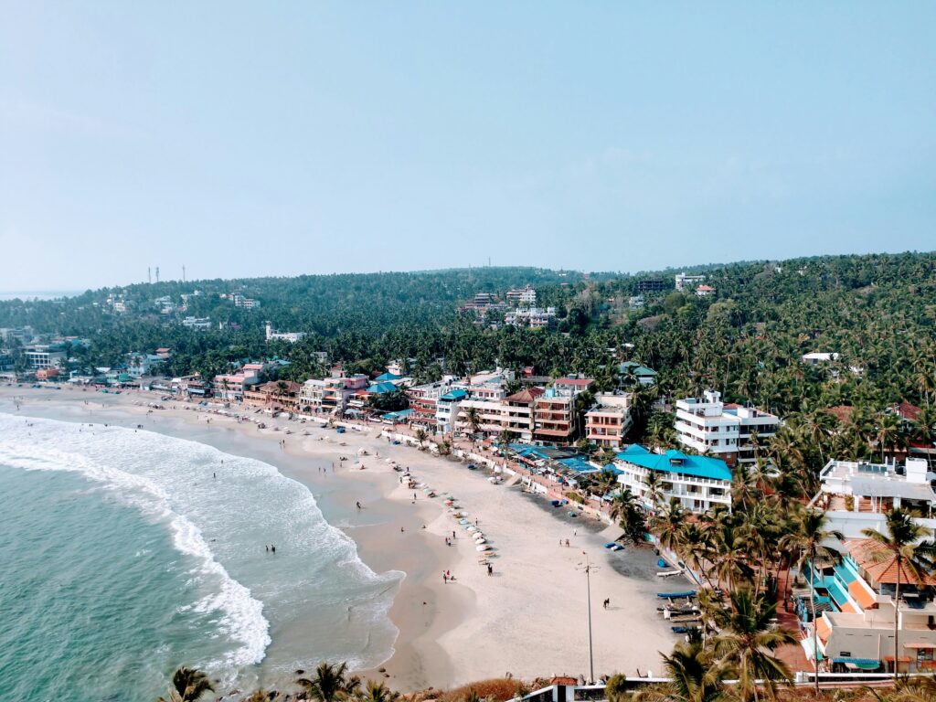 Best destination in Kerala with beach and houses